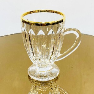 ماگ چایخوری لب طلا و نقره