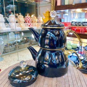 کتری قوری لعابی royal crown