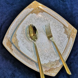 چینی پردیس طرح بوگاتی طلایی