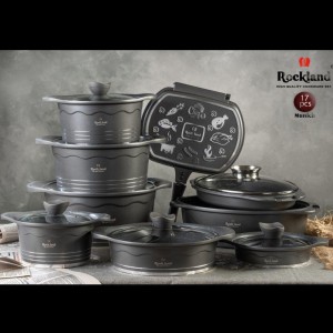 سرویس قابلمه ۱۷ پارچه گرانیتی راکلند