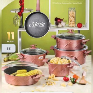 سرویس 11 پارچه مدل ماریا رزگلد فورج پی ام تی