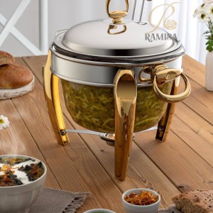 سوپ خوری استیل ۲رنگ رامیسا