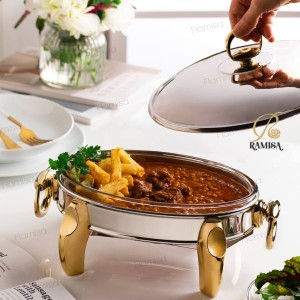 سوفله خوری استیل ۲رنگ رامیسا