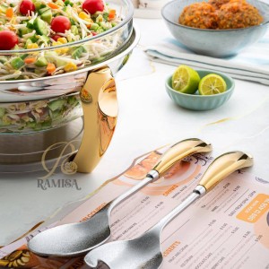 سالاد خوری استیل ۲رنگ رامیسا