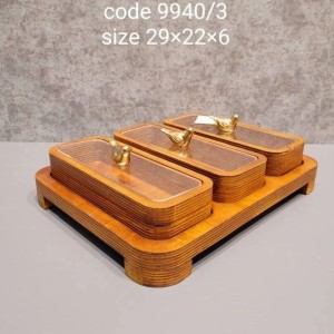 ظرف 3 خانه درب دار