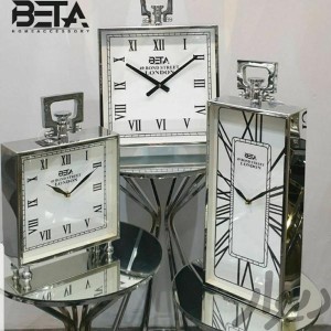 ساعت استیل رومیزی سیلور