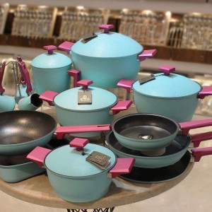 سرویس قابلمه گرانیتی 24 پارچه کاراجا