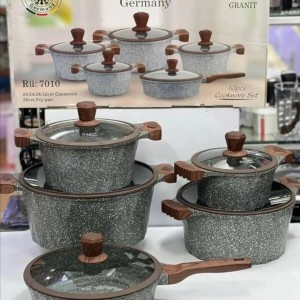 سرویس قابلمه ۱۰ پارچه نانو گرانیت rogen