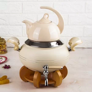 ست کتری و قوری کروپ ست مدل روژین رنگی کد 601