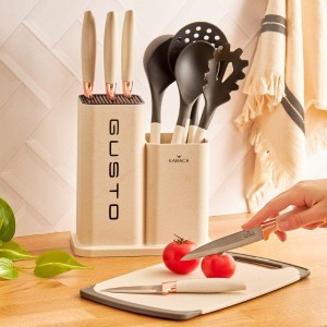 سرویس چاقو و ست کفگیر ملاقه GUSTO