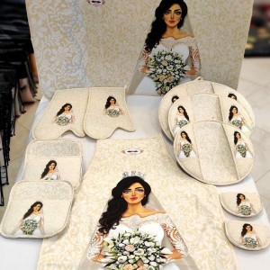  ست ۱۱ پارچه دم کنی طرح ترک 