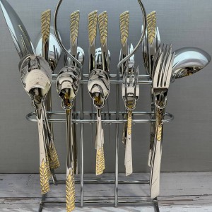 سرویس قاشق چنگال استیل 6نفره