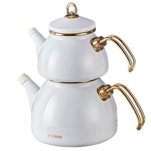 کتری قوری نوا سفید