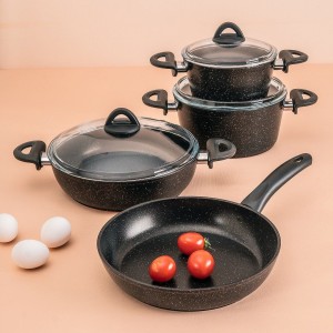 سرویس قابلمه گرانیتی هفت پارچه neva