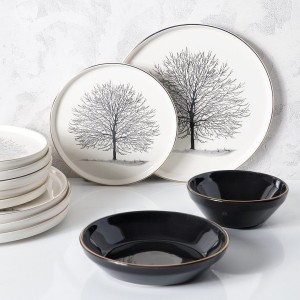 سرویس غذا خوری لبه دار Çinar plus