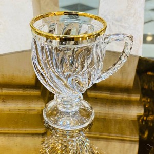 ماگ چایخوری لب طلا تولیپ