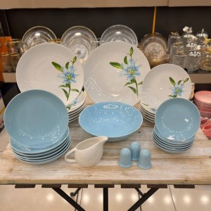 سرویس ۳۰ پارچه شش نفره رنگی