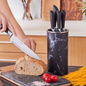 سرویس چاقو Black marble