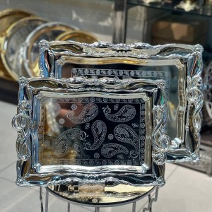 سینی استیل ۲تیکه خارجی