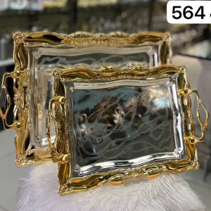 سینی استیل ۲تیکه خارجی