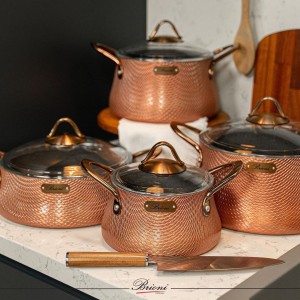 سرویس قابلمه 9 پارچه گرانیتی محصول Brioni ترکیه