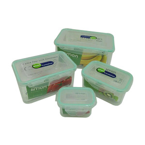 ظروف نگهدارنده لیمون مدل 702 مجموعه 4 عددی