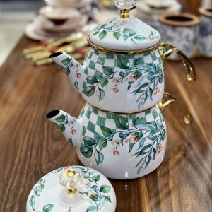 کتری و قوری لعابی شاهین ترکیه