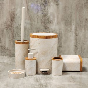 ست بهداشتی طرح چوب هارمونی