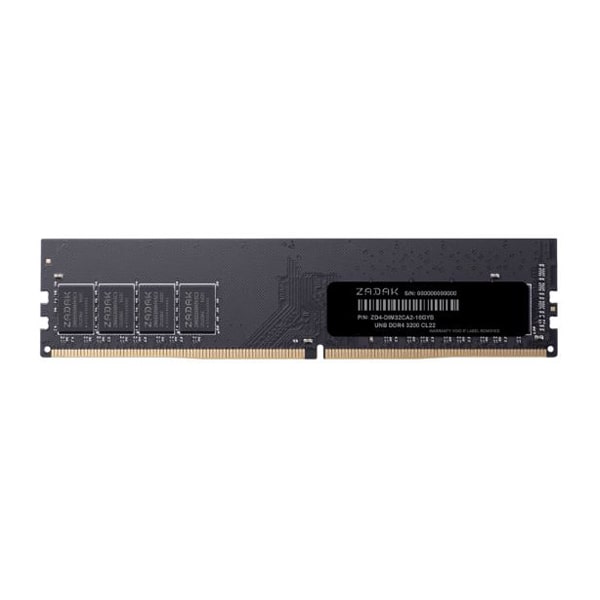 حافظه رم دسکتاپ زاداک مدل UNB CL22 8GB DDR4 3200Mhz