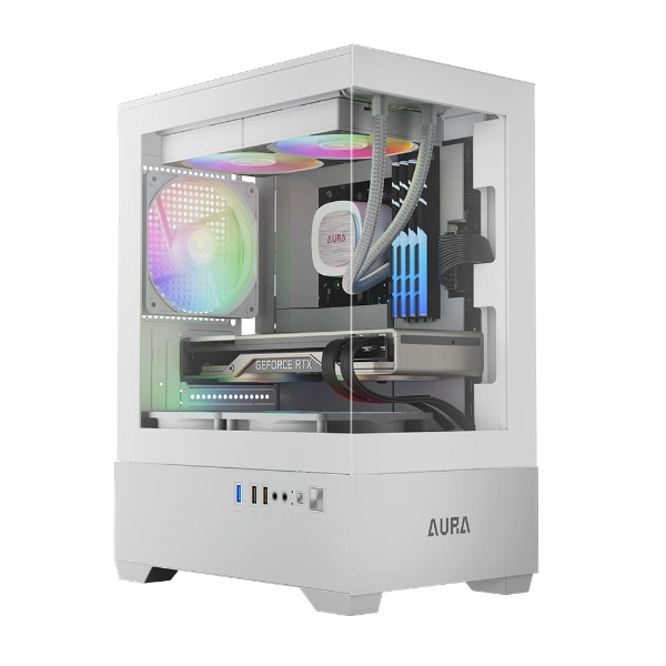 کیس کامپیوتر گیم دیاس مدلAURA GC9M WH ARGB
