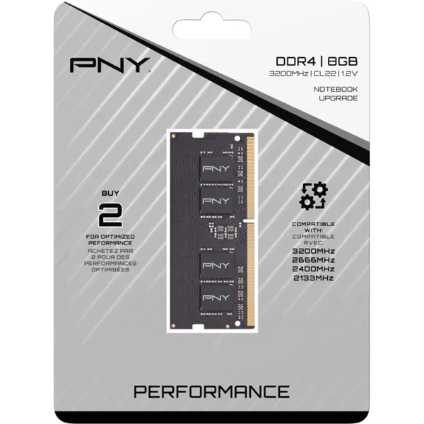 حافظه رم PNY مدل  8GB DDR4 3200MHz Performance CL22