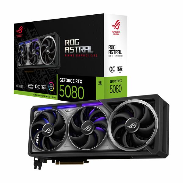 کارت گرافیک ایسوس ROG ASTRAL RTX 5080 16GB GDDR7 OC Edition
