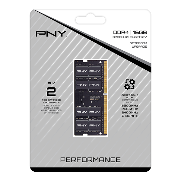 حافظه رم PNY مدل  16GB DDR4 3200MHz Performance CL22