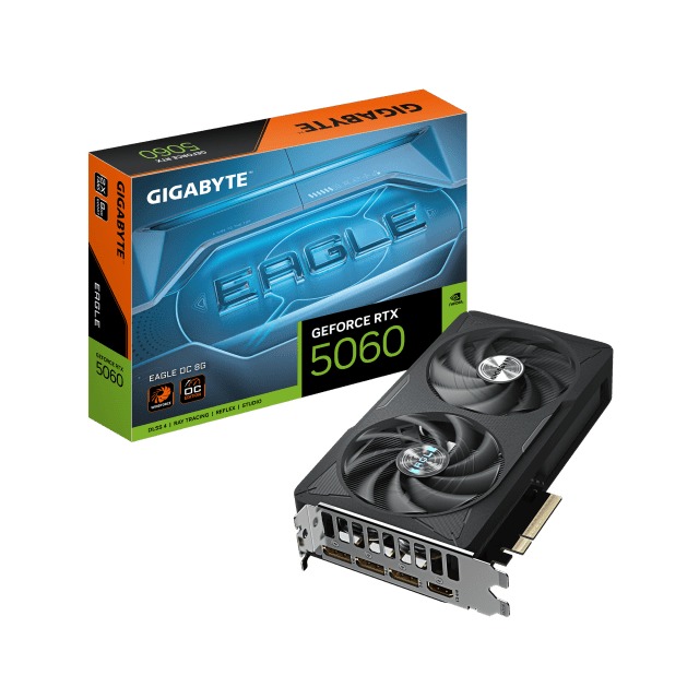 کارت گرافیک گیگابایت مدل GeForce RTX  5060 EAGLE OC 8G