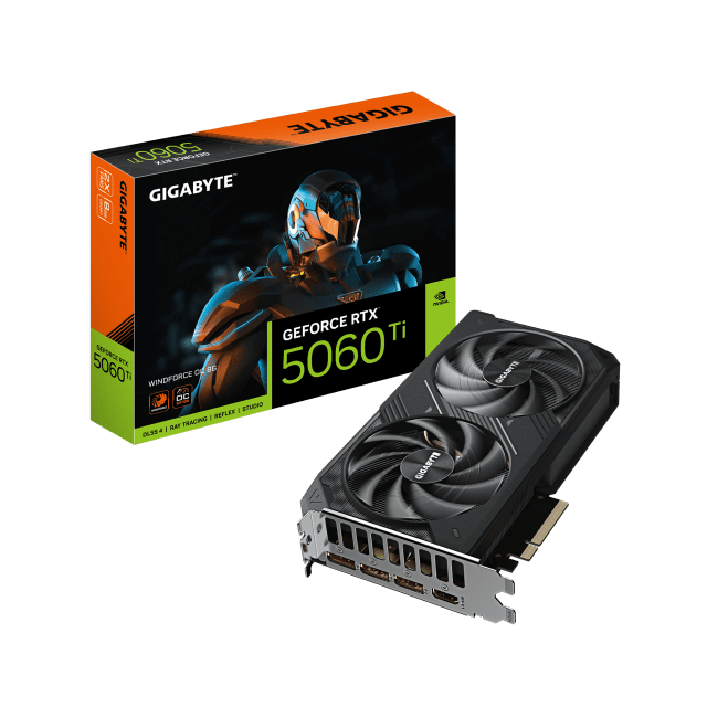 کارت گرافیک گیگابایت مدل GeForce RTX™ 5060 Ti WINDFORCE OC 8G