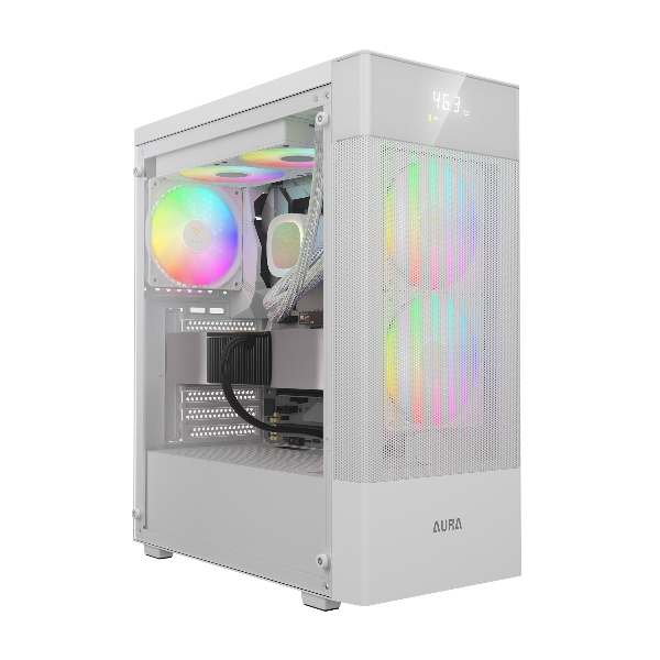 کیس کامپیوتر گیم دیاس مدل GAMDIAS Aura GC5 Elite WH ARGB