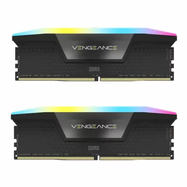 رم کورسیر مدل VENGEANCE RGB 32GB (2x16GB) 5200MHz DDR5 CL40