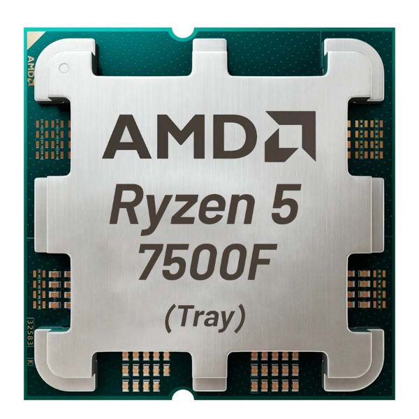 پردازنده مرکزی ای ام دی مدل Ryzen 5 7500F Tray  فروش به همراه خرید مادربرد