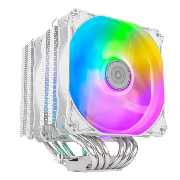 خنک کننده پردازنده سیلوراستون مدل Hydrogon D120 ARGB WH