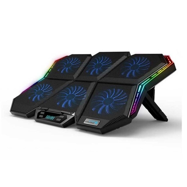 پایه خنک کننده لپ تاپ کول کلد مدل  K40  RGB