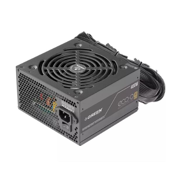 منبع تغذیه کامپیوتر گرین مدل  GP400A-ECO D Rev3.1 Bronze