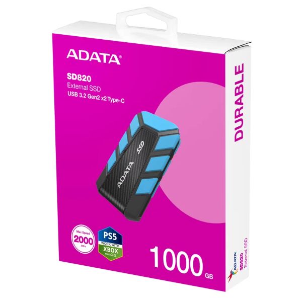 اس اس دی اکسترنال ای دیتا مدل SD820 ظرفیت 1 ترابایت