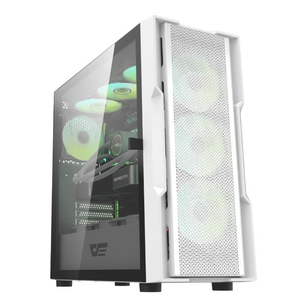 کیس کامپیوتر گیمینگ  دارک فلش  DarkFlash DK431 Mesh WH