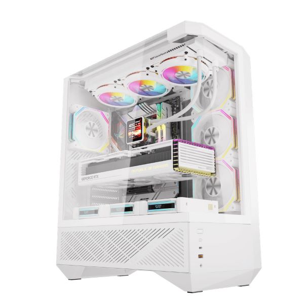 کیس کامپیوتر گیمینگ دارک فلش Darkflash DY460 WH