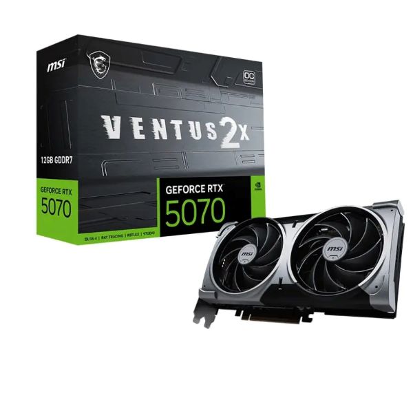 کارت گرافیک ام اس آی مدل RTX 5070 12G VENTUS 2X OC GDDR7