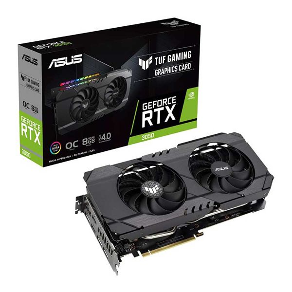 کارت گرافیک ایسوس مدل TUF Gaming RTX 3050 8GB OC Dual