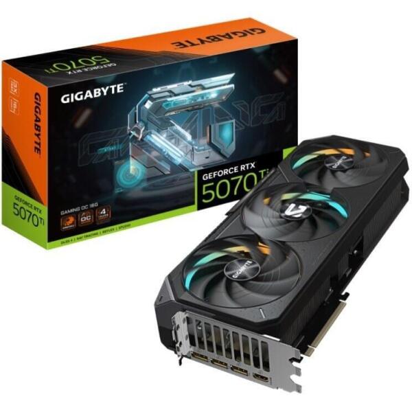 کارت گرافیک گیگابایت مدل  RTX 5070 TI Gaming 16GB OC GDDR7