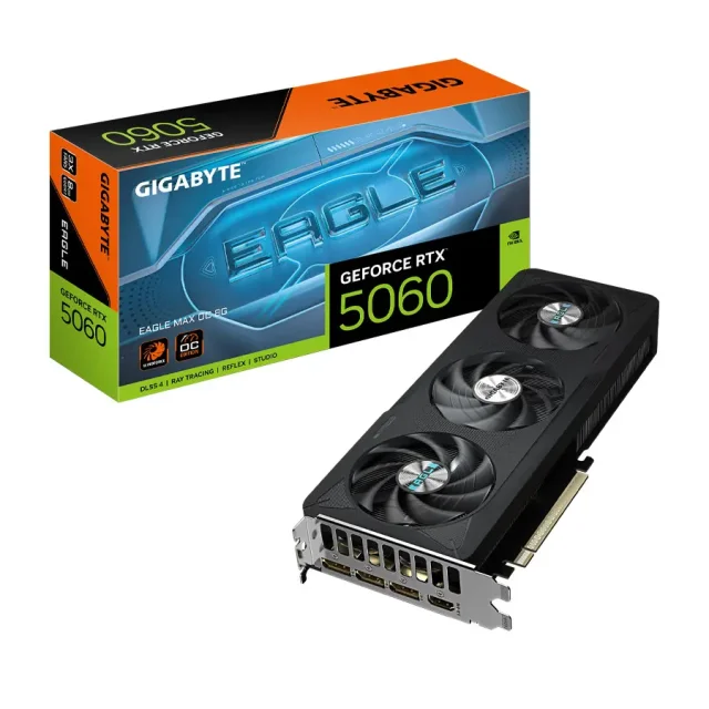 کارت گرافیک گیگابایت مدل RTX 5060 Eagle Max 8GB OC GDDR7