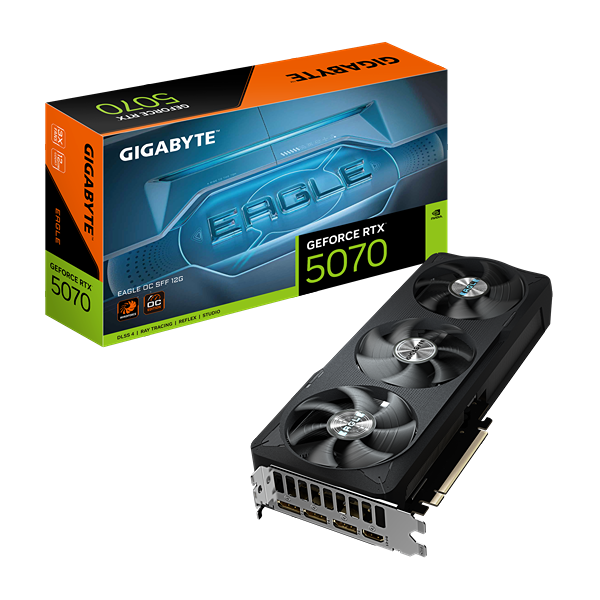 کارت گرافیک گیگابایت مدل  RTX 5070 Eagle SFF 12GB OC GDDR7