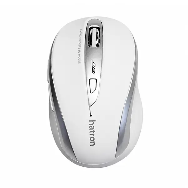 ماوس بی‌سیم Hatron مدل HMW120SL سفید